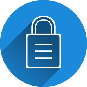 Free castle security locked vector
